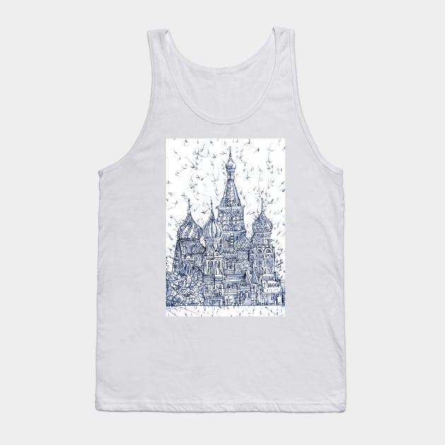 KREMLIN - pencil painting Tank Top by lautir